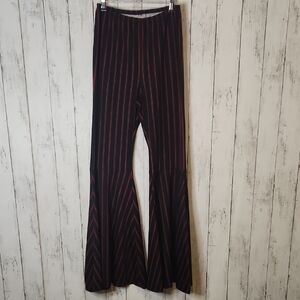 Vamp Striped Flared Pants Large